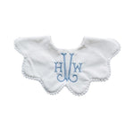 Scalloped Bib | Nashville Bow Co. - Classic Hair Bows, Bow Ties, Basket Bows, Pacifier Clips, Wreath Sashes, Swaddle Bows. Classic Southern Charm.