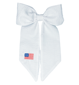 Vintage Sailor - Patriotic White Seersucker