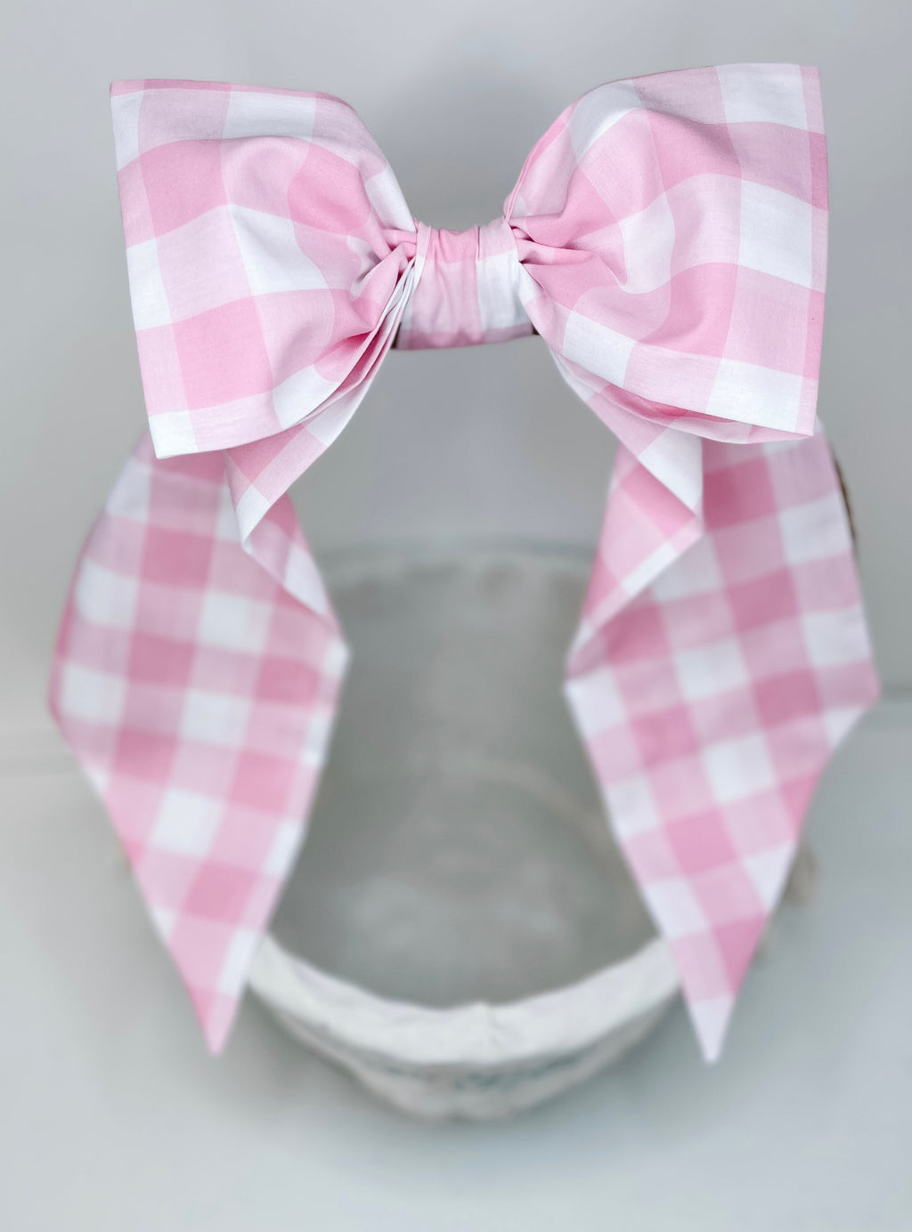 Every Basket Bow - Prissy Pink Check