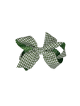 Sissy Bow - Green Gingham