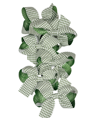 Sissy Bow - Green Gingham