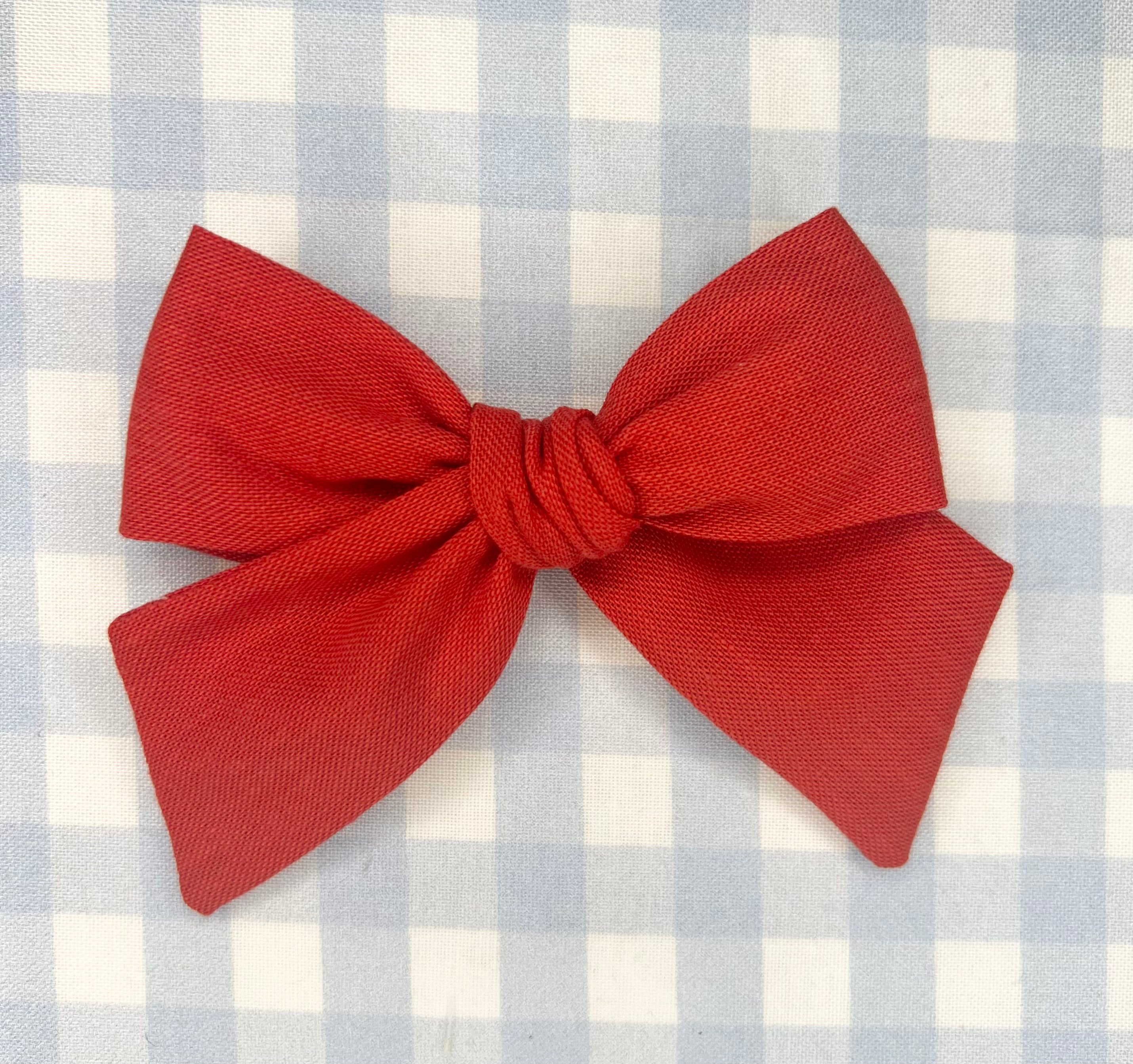 Pinwheel Bow - Ryman Red