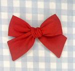 Pinwheel Bow - Ryman Red