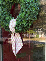 Wreath Sash - Block Print