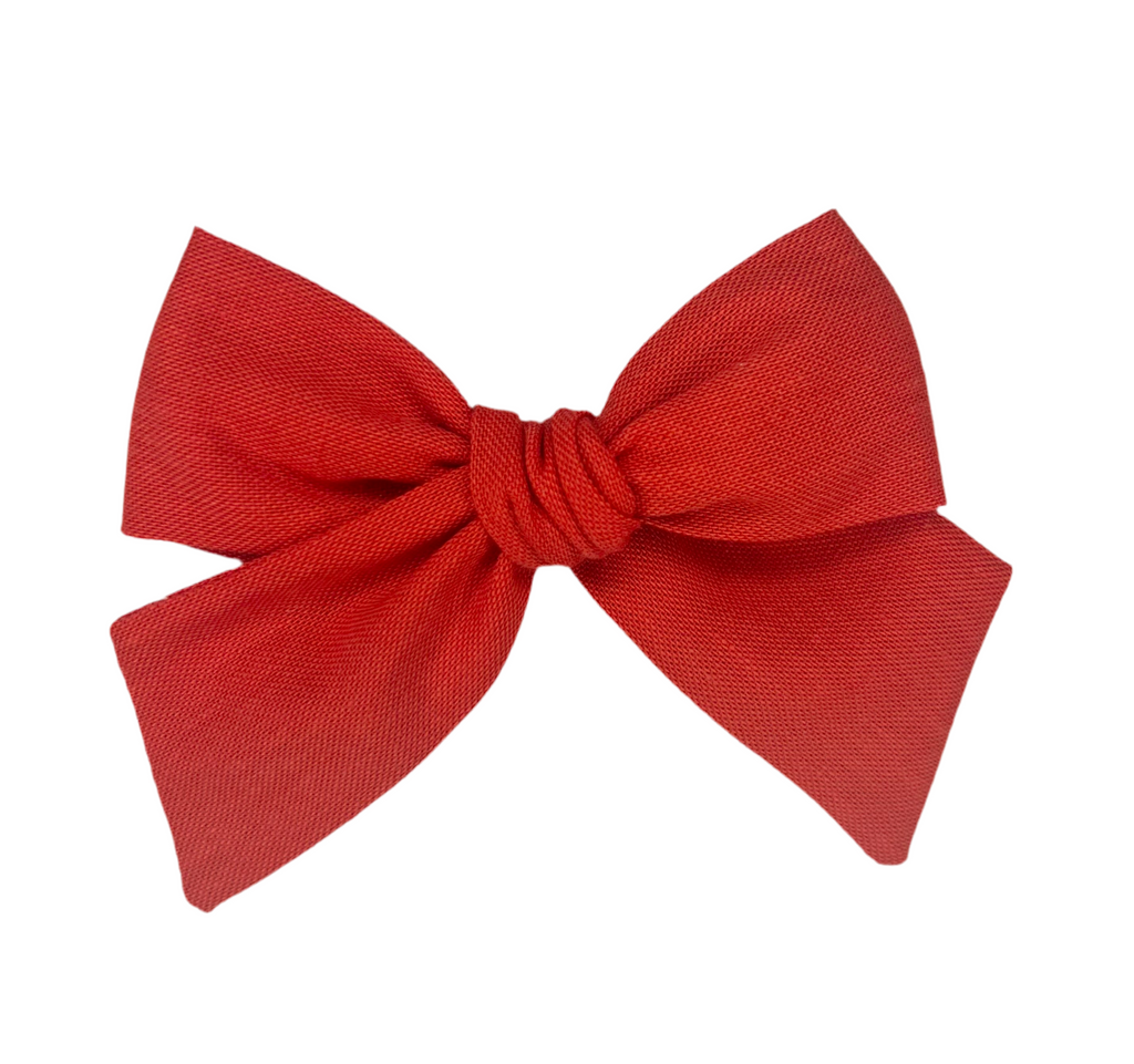 Pinwheel Bow - Ryman Red