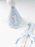 Party Hat - Little Blue Check