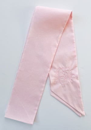 Swaddle Bow - Pink Swiss Batiste