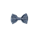 Classic Bow - Navy Gingham | Nashville Bow Co. - Classic Hair Bows, Bow Ties, Basket Bows, Pacifier Clips, Wreath Sashes, Swaddle Bows. Classic Southern Charm.