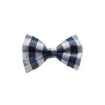 Classic Bow Tie - Navy Check | Nashville Bow Co. - Classic Hair Bows, Bow Ties, Basket Bows, Pacifier Clips, Wreath Sashes, Swaddle Bows. Classic Southern Charm.