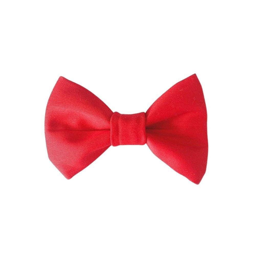 Classic Bow Tie - Ruby Red | Nashville Bow Co. - Classic Hair Bows, Bow Ties, Basket Bows, Pacifier Clips, Wreath Sashes, Swaddle Bows. Classic Southern Charm.