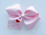 Gracie Bow - Balloon Hearts | Nashville Bow Co. - Classic Hair Bows, Bow Ties, Basket Bows, Pacifier Clips, Wreath Sashes, Swaddle Bows. Classic Southern Charm.