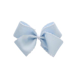 Gracie Bow - Blue | Nashville Bow Co. - Classic Hair Bows, Bow Ties, Basket Bows, Pacifier Clips, Wreath Sashes, Swaddle Bows. Classic Southern Charm.