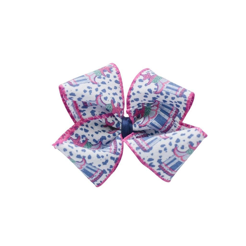 Gracie Bow - Pagoda | Nashville Bow Co. - Classic Hair Bows, Bow Ties, Basket Bows, Pacifier Clips, Wreath Sashes, Swaddle Bows. Classic Southern Charm.