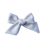 Jumbo Pinwheel Bow - Belle Meade Tweed | Nashville Bow Co. - Classic Hair Bows, Bow Ties, Basket Bows, Pacifier Clips, Wreath Sashes, Swaddle Bows. Classic Southern Charm.