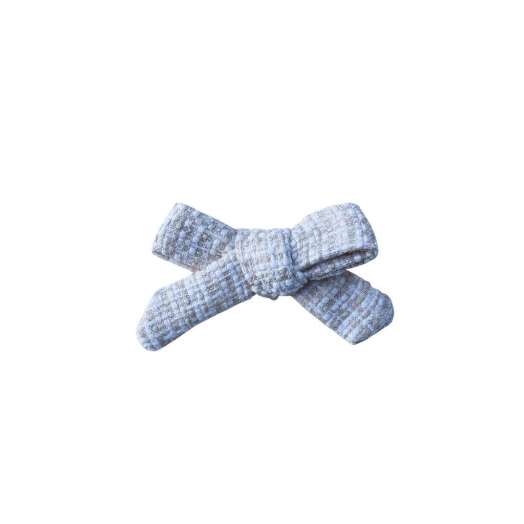 New Girl Bow - Belle Meade Tweed | Nashville Bow Co. - Classic Hair Bows, Bow Ties, Basket Bows, Pacifier Clips, Wreath Sashes, Swaddle Bows. Classic Southern Charm.