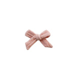 New Girl Bow - Brentwood Blush | Nashville Bow Co. - Classic Hair Bows, Bow Ties, Basket Bows, Pacifier Clips, Wreath Sashes, Swaddle Bows. Classic Southern Charm.