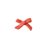 New Girl Bow - Clarksville Coral | Nashville Bow Co. - Classic Hair Bows, Bow Ties, Basket Bows, Pacifier Clips, Wreath Sashes, Swaddle Bows. Classic Southern Charm.
