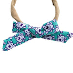 New Girl Bow - Mabel Wood | Nashville Bow Co. - Classic Hair Bows, Bow Ties, Basket Bows, Pacifier Clips, Wreath Sashes, Swaddle Bows. Classic Southern Charm.