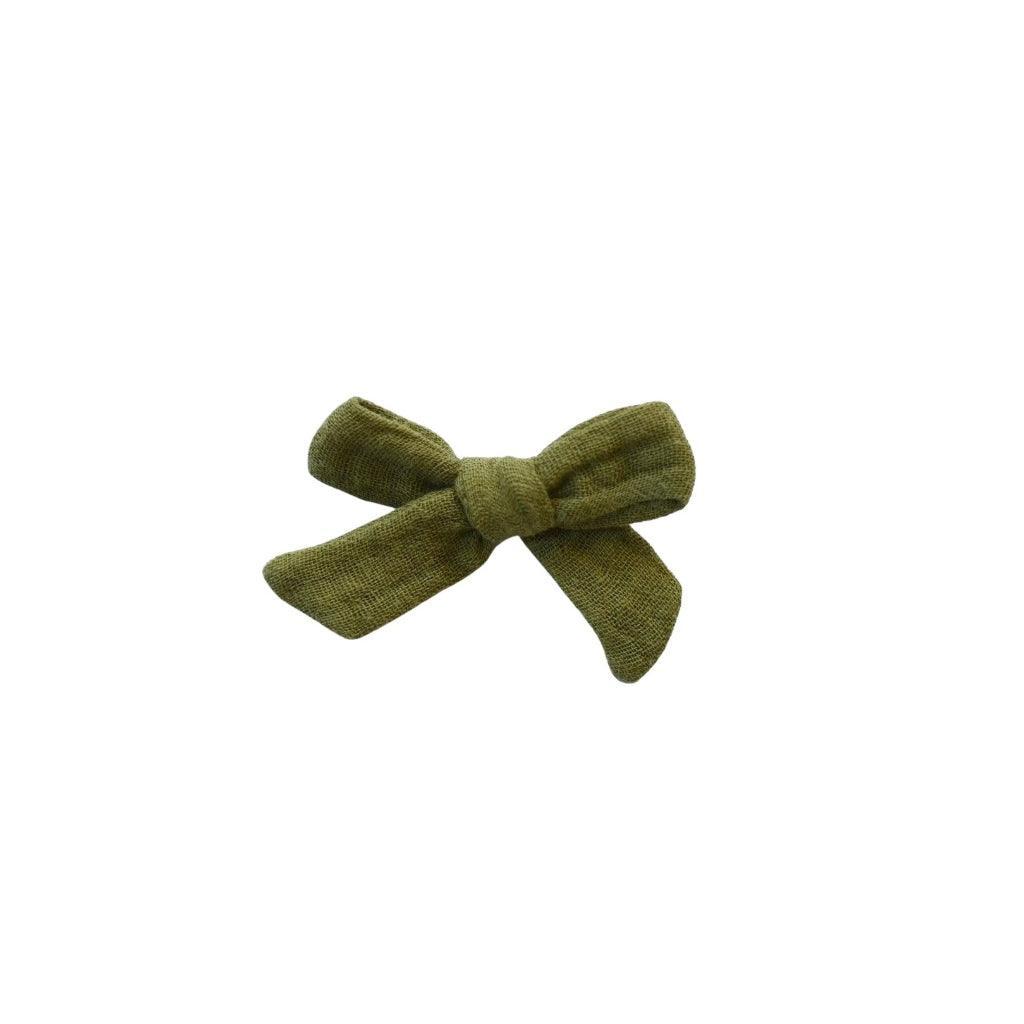 New Girl Bow - Midtown Moss | Nashville Bow Co. - Classic Hair Bows, Bow Ties, Basket Bows, Pacifier Clips, Wreath Sashes, Swaddle Bows. Classic Southern Charm.