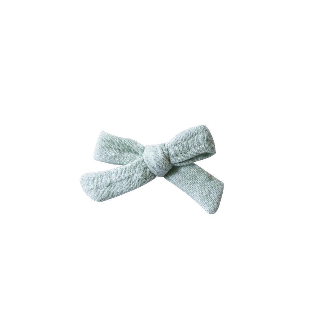 New Girl Bow - Monells Mint | Nashville Bow Co. - Classic Hair Bows, Bow Ties, Basket Bows, Pacifier Clips, Wreath Sashes, Swaddle Bows. Classic Southern Charm.