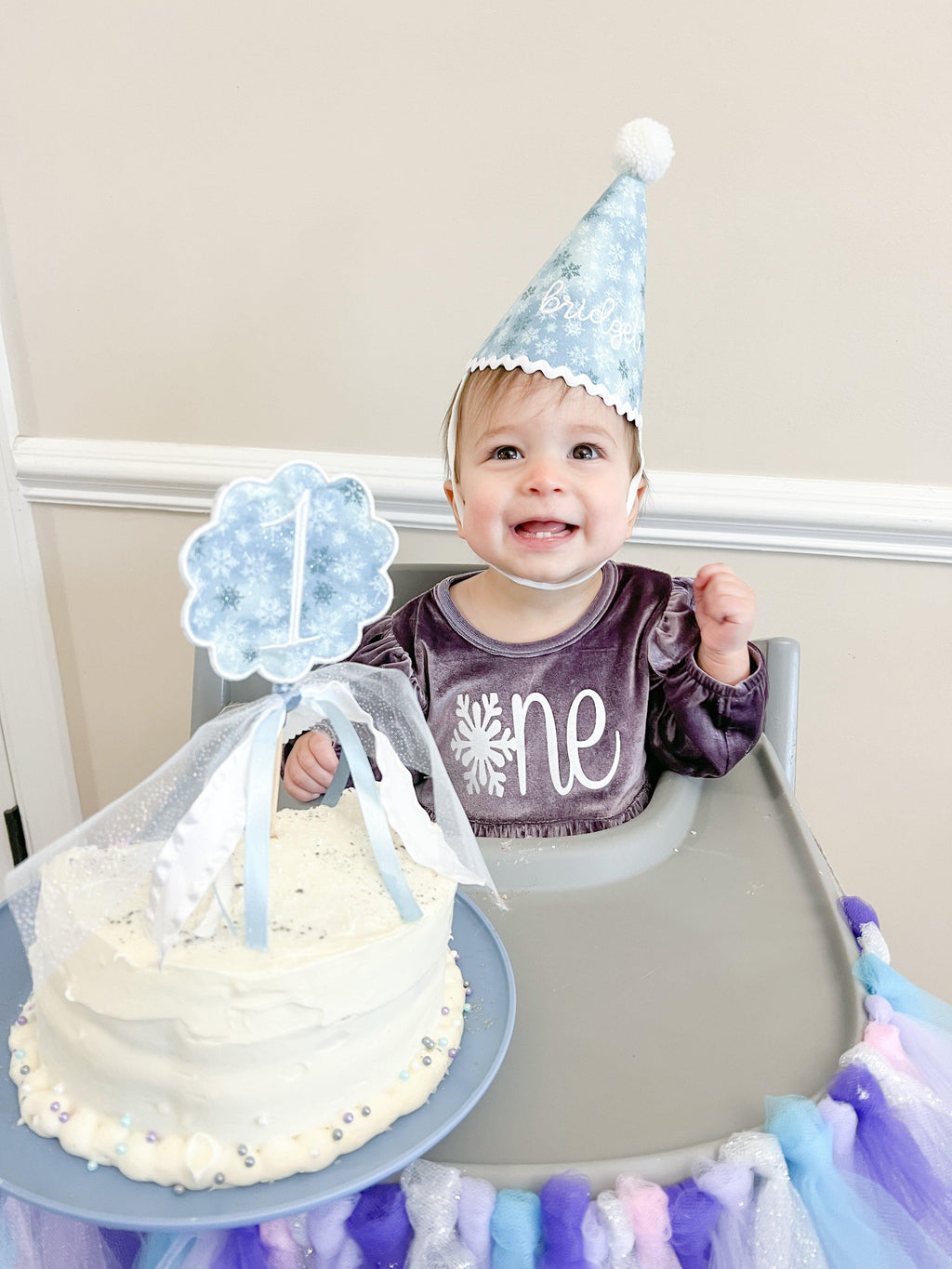 Party Hat - Custom | Nashville Bow Co. - Classic Hair Bows, Bow Ties, Basket Bows, Pacifier Clips, Wreath Sashes, Swaddle Bows. Classic Southern Charm.