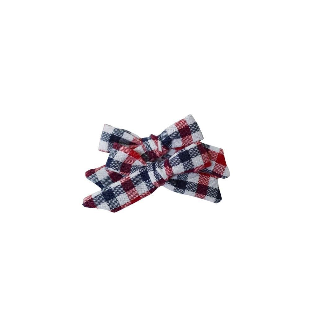 Piggy Tail Set - Cookout | Nashville Bow Co. - Classic Hair Bows, Bow Ties, Basket Bows, Pacifier Clips, Wreath Sashes, Swaddle Bows. Classic Southern Charm.