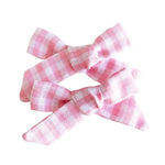 Piggy Tail Set - Parton Pink | Nashville Bow Co. - Classic Hair Bows, Bow Ties, Basket Bows, Pacifier Clips, Wreath Sashes, Swaddle Bows. Classic Southern Charm.