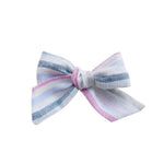 Pinwheel Bow - Churchill Stripe | Nashville Bow Co. - Classic Hair Bows, Bow Ties, Basket Bows, Pacifier Clips, Wreath Sashes, Swaddle Bows. Classic Southern Charm.
