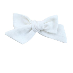 Pinwheel Bow - Fresh Linen | Nashville Bow Co. - Classic Hair Bows, Bow Ties, Basket Bows, Pacifier Clips, Wreath Sashes, Swaddle Bows. Classic Southern Charm.