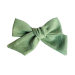 Pinwheel Bow - Gentry Green | Nashville Bow Co. - Classic Hair Bows, Bow Ties, Basket Bows, Pacifier Clips, Wreath Sashes, Swaddle Bows. Classic Southern Charm.