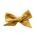 Pinwheel Bow - Honey | Nashville Bow Co. - Classic Hair Bows, Bow Ties, Basket Bows, Pacifier Clips, Wreath Sashes, Swaddle Bows. Classic Southern Charm.