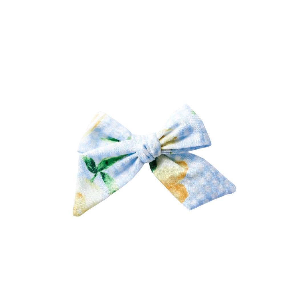 Pinwheel Bow - Lemon Squeeze | Nashville Bow Co. - Classic Hair Bows, Bow Ties, Basket Bows, Pacifier Clips, Wreath Sashes, Swaddle Bows. Classic Southern Charm.
