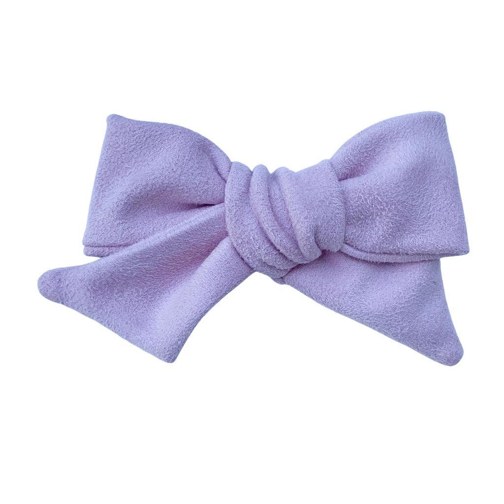 Pinwheel Bow - Pink Suede | Nashville Bow Co. - Classic Hair Bows, Bow Ties, Basket Bows, Pacifier Clips, Wreath Sashes, Swaddle Bows. Classic Southern Charm.