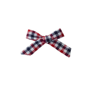 Schoolgirl Bow - Cookout | Nashville Bow Co. - Classic Hair Bows, Bow Ties, Basket Bows, Pacifier Clips, Wreath Sashes, Swaddle Bows. Classic Southern Charm.