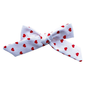 Schoolgirl Bow - Love Circle | Nashville Bow Co. - Classic Hair Bows, Bow Ties, Basket Bows, Pacifier Clips, Wreath Sashes, Swaddle Bows. Classic Southern Charm.