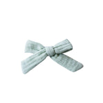 Schoolgirl Bow - Monells Mint | Nashville Bow Co. - Classic Hair Bows, Bow Ties, Basket Bows, Pacifier Clips, Wreath Sashes, Swaddle Bows. Classic Southern Charm.