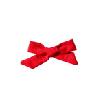 Schoolgirl Bow - Ruby Red | Nashville Bow Co. - Classic Hair Bows, Bow Ties, Basket Bows, Pacifier Clips, Wreath Sashes, Swaddle Bows. Classic Southern Charm.