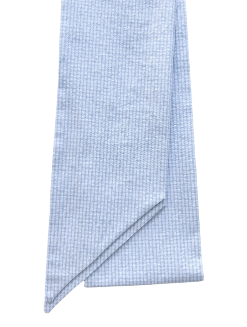 Swaddle Bow - Little Blue check