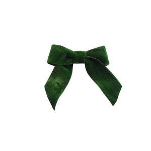 Velvet Ribbon - Olive | Nashville Bow Co. - Classic Hair Bows, Bow Ties, Basket Bows, Pacifier Clips, Wreath Sashes, Swaddle Bows. Classic Southern Charm.