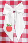Vintage Sailor - Apple of my Eye | Nashville Bow Co. - Classic Hair Bows, Bow Ties, Basket Bows, Pacifier Clips, Wreath Sashes, Swaddle Bows. Classic Southern Charm.